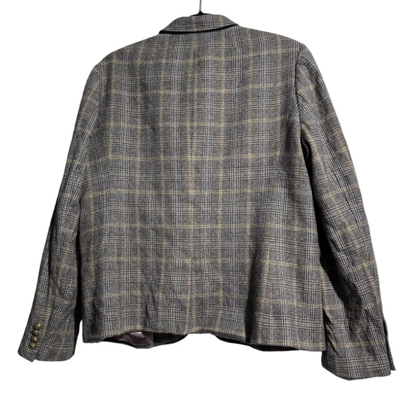 J. Crew Schoolboy Blazer Wool Blend English Tweed Size 16 Academia Preppy - Picture 2 of 15